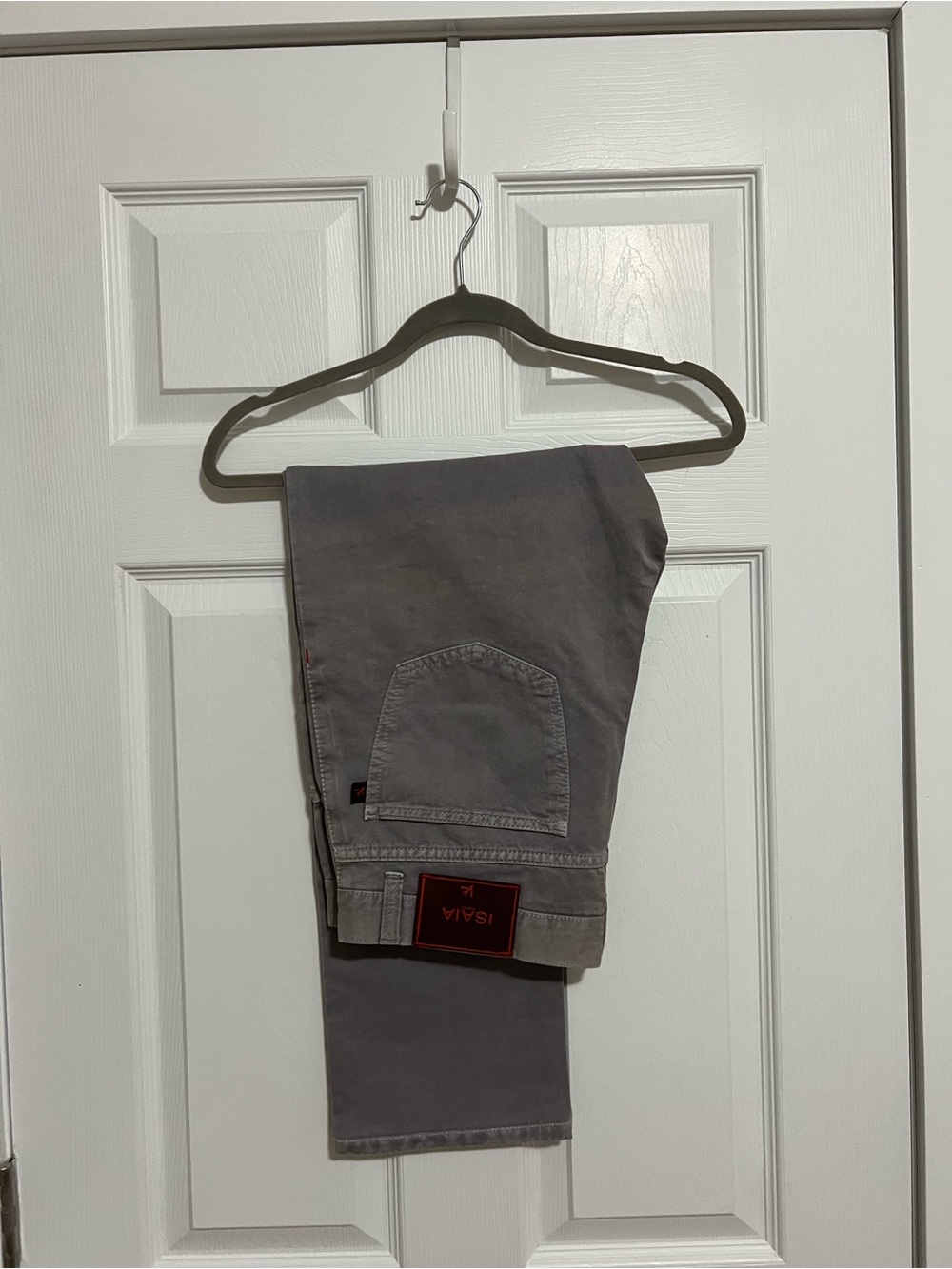 Isaia Men's Gray Cotton Jeans